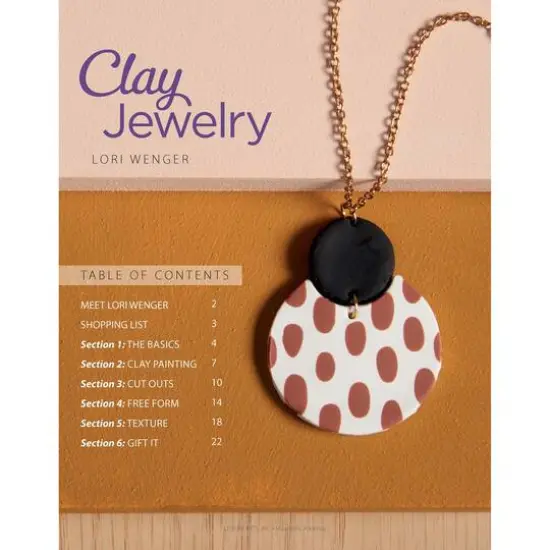 Leisure Arts&reg; Clay Jewelry Book {4}