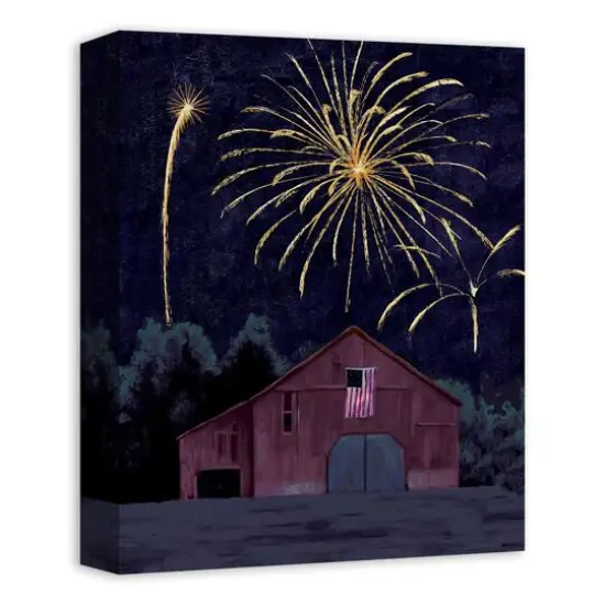 Farm Fireworks Canvas Wall Art {3}