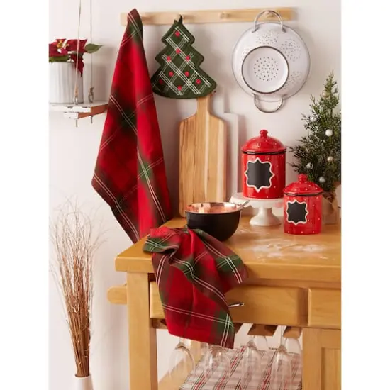 DII&reg; Christmas Tree Potholder Gift Set {9}