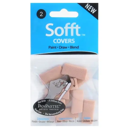 Colorfin Sofft&trade; Tools No. 2 Flat Covers, 10ct.  {1}