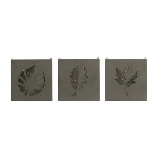 12.5" Gold Metal Contemporary Wall D&eacute;cor Set {3}