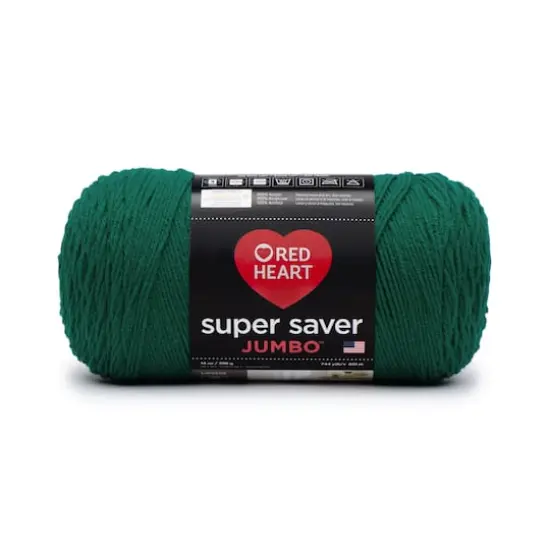 Red Heart&reg; Super Saver&reg; Solid Jumbo Yarn, 14oz. Paddy Green {1}