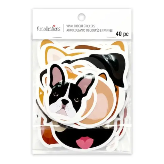 Dogs Vinyl Die Cut Stickers by Recollections&trade; {5}