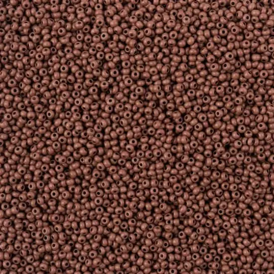 John Bead 11/0 Terra Intensive Matte Czech Glass Seed Beads, 23g Dark Brown {1}