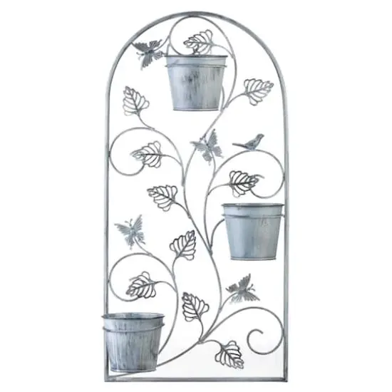 26.5'' Butterfly Trellis with Flower Pots {1}