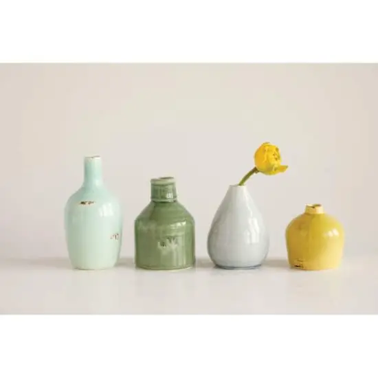 Hello Honey&reg; Colorful Terracotta Vases Set {3}