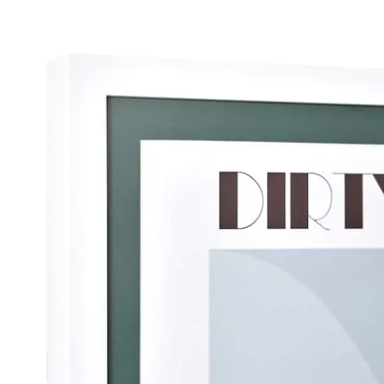 American Art Decor Tipsy Framed Dirty Martini Cocktail Poster - 16" x 20" x .75" {4}