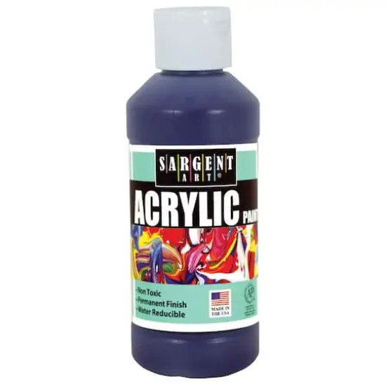 Sargent Art&reg; 8oz. Acrylic Paint, 6ct. Violet {3}