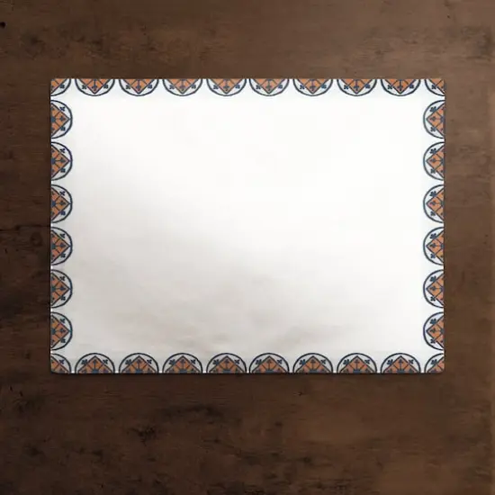 Tile Pattern 18" x 14" Cotton Twill Placemat {3}