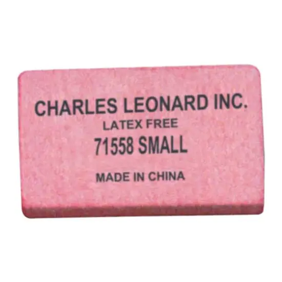 Charles Leonard Small Synthetic Pink Pencil Eraser Block, 240ct. {3}