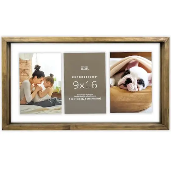 Expressions&trade; 9" x 16" Wood Float Frame by Studio D&eacute;cor&reg; {1}