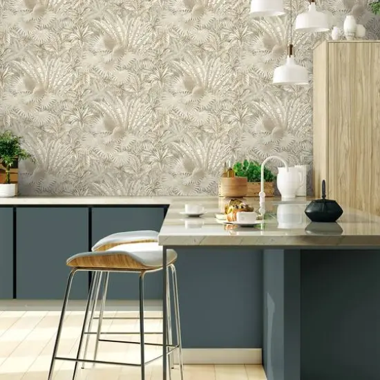 Tommy Bahama® Bahamian Breeze Peel & Stick Wallpaper Linen {7}