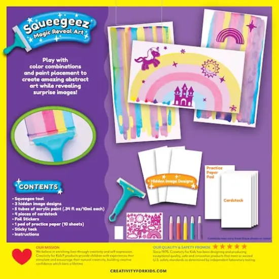 Creativity for Kids&reg; Unicorn Squeegeez Magic Reveal Art {11}