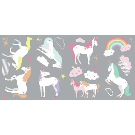 RoomMates Unicorn Magic Peel & Stick Wall Decals {3}