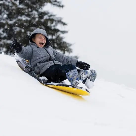 SNOWFUN 36" Foam Racing Sled with Handles {5}