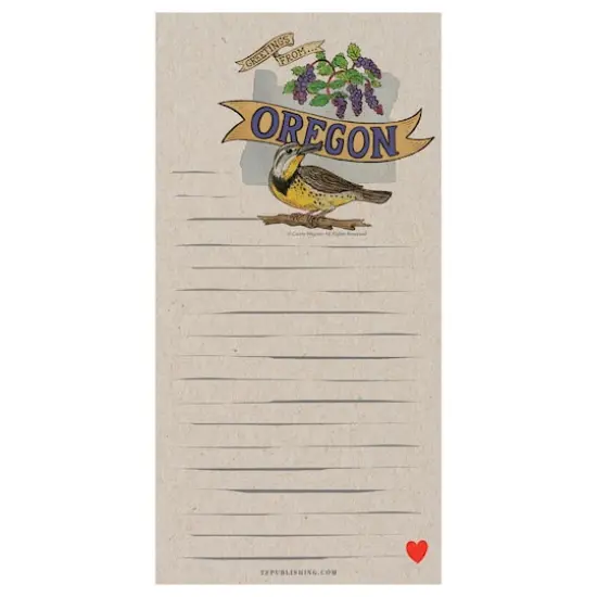 TF Publishing Oregon Magnet Pad {1}