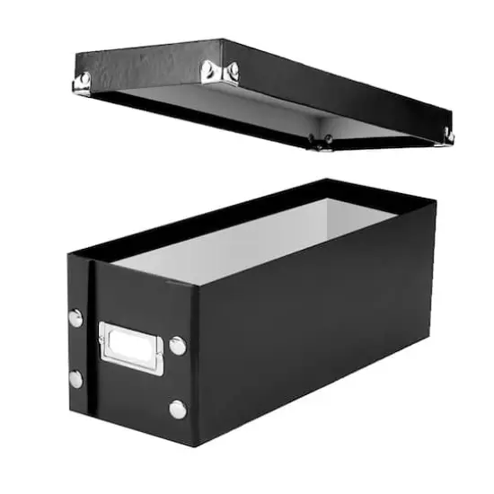 Snap-N-Store Black CD Box, 2ct. {3}