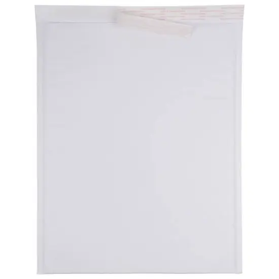 JAM Paper 14.25" x 18.5" White Kraft Bubble Lite Padded Mailers, 25ct. {3}