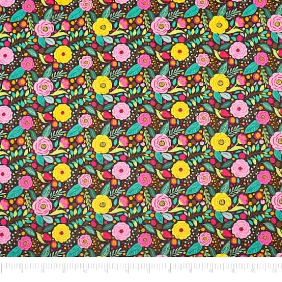 SINGER Modern Floral Cotton Fabric Bundle {5}