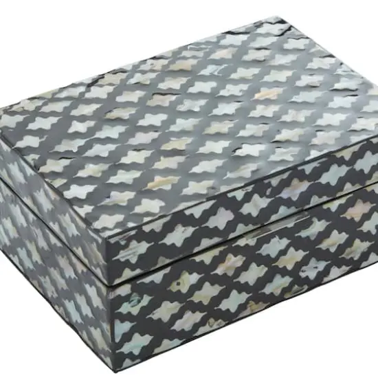 Black Mother of Pearl Coastal Box Set {6}