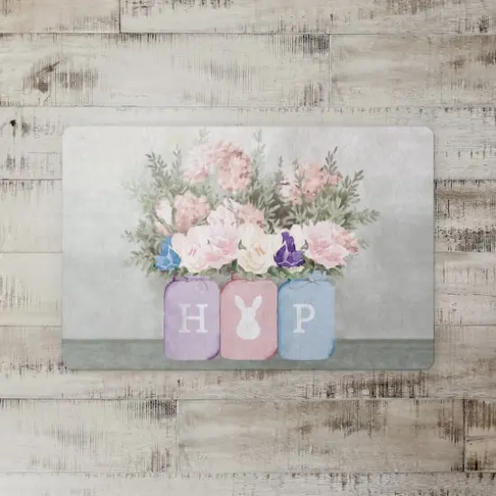 Easter Mason Jars 27" x 18" Floor Mat {3}