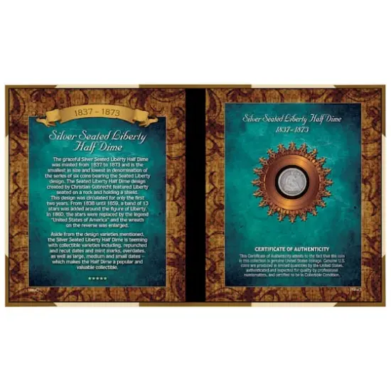 Silver Seated Liberty Half Dime {1}