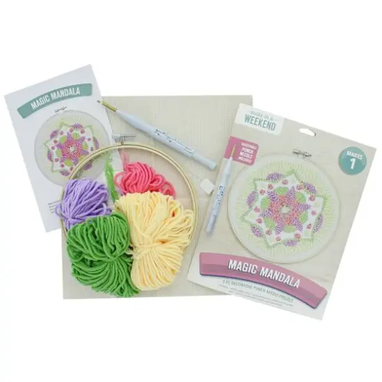 Leisure Arts&reg; Mandala Punch Needle Kit {4}