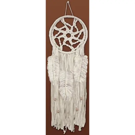 Design Works™ Zenbroidery™ Natural Dream Catcher Macramé Wall Hanging Kit {4}