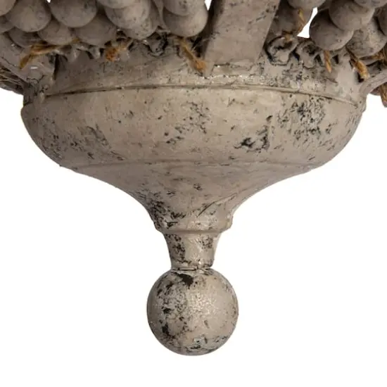 Hello Honey&reg; Metal Chandelier with Wood Beads {9}