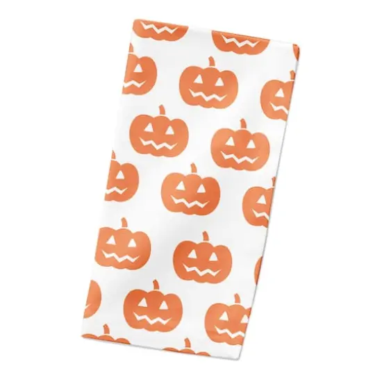 Jackolantern Pattern 10" x 10" Cotton Twill Napkin {3}