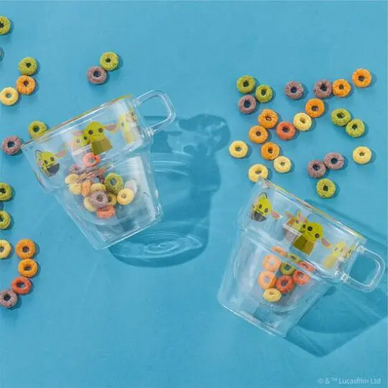 JoyJolt&reg; Star Wars&trade; The Mandalorian&trade; 11.5oz. The Child Band Double Walled Glass Mugs, 4ct. {3}