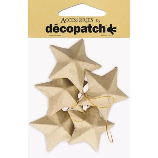 Decopatch Holiday Stars, 5ct. {1}