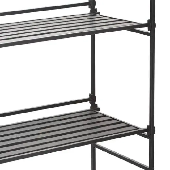 Organize It All 4 Tier Espresso Freestanding Shelf {7}