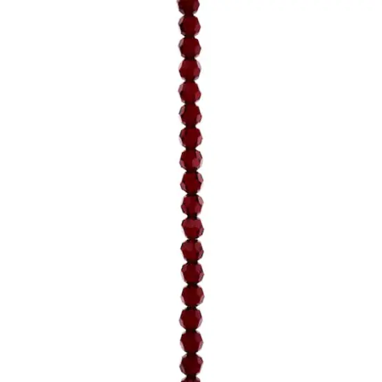 Preciosa Glass Crystal Round Beads, 4mm by Bead Landing&trade; Siam {1}