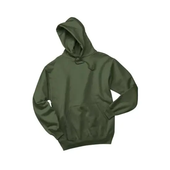 JERZEES® NuBlend® Unisex Pullover Hooded Sweatshirt Military Green {1}