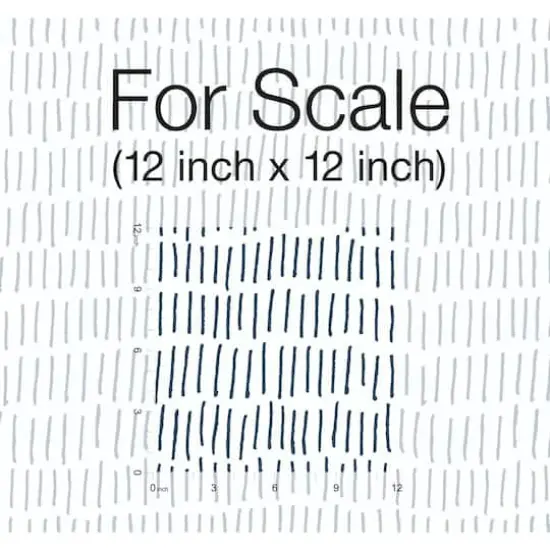 RoomMates Tick Marks Peel & Stick Wallpaper Blue and White {8}