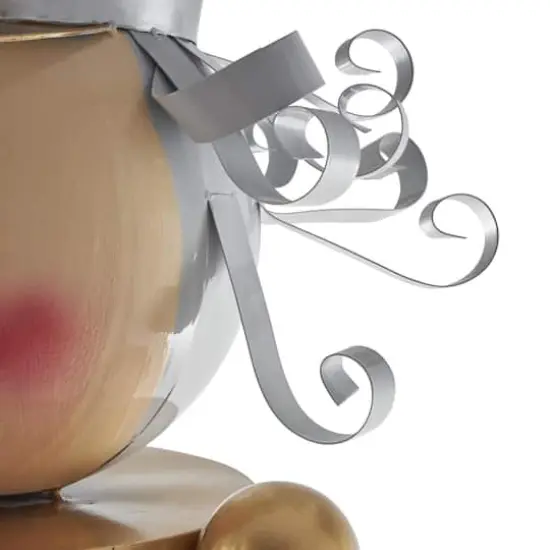 58" Gold & Silver Standing Nutcracker Sculpture {6}