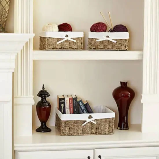 Household Essentials Wicker Basket Set {3}