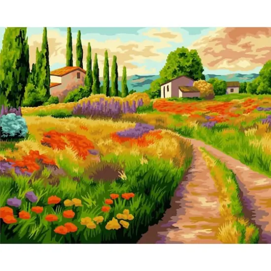Crafting Spark Italian Fields Painting by Numbers Kit {1}