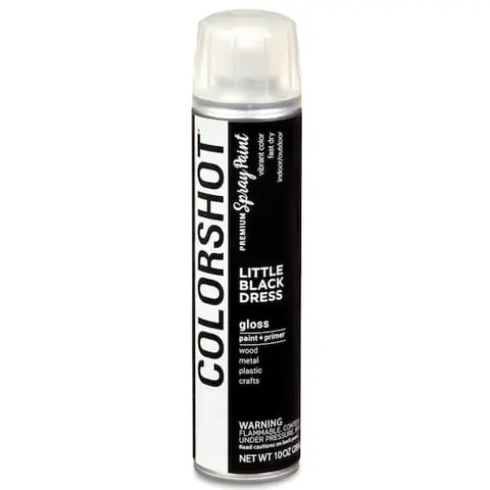 COLORSHOT&reg; Premium Gloss Spray Paint Little Black Dress {1}