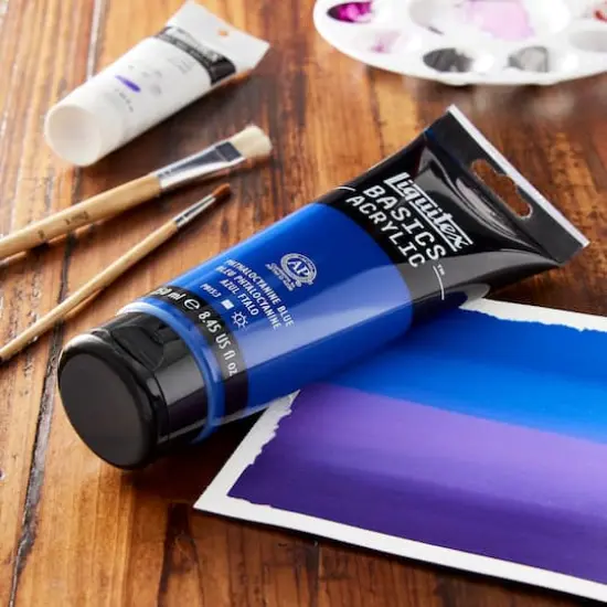 Liquitex BASICS&reg; Acrylic Paint, 8.5oz. 317 Phthalocyanine Blue {3}