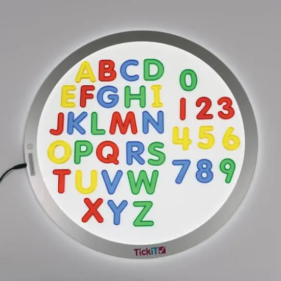 Edx Education Transparent Letters & Number Set {3}