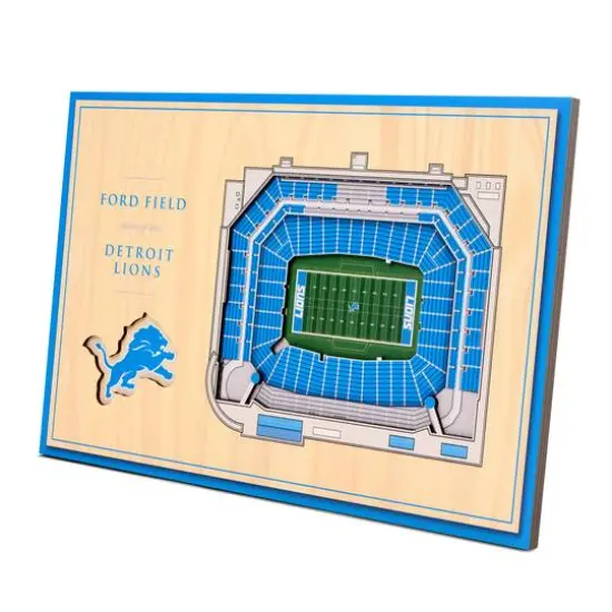NFL 3D StadiumViews Desktop Display Detroit Lions {1}