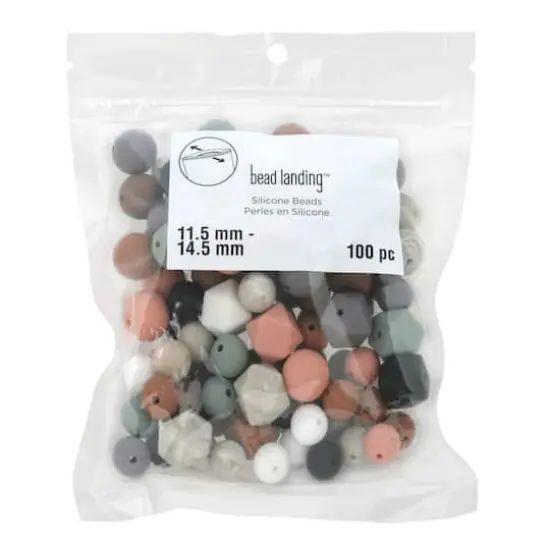 Silicone Beads Mix by Bead Landing&trade; Neutral {3}