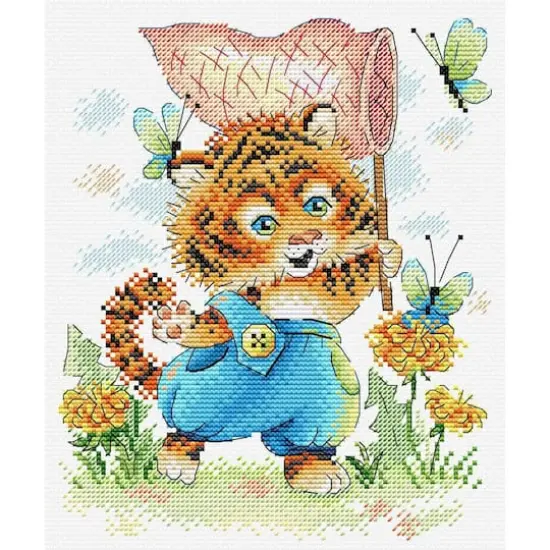 MP Studia Striped Hunter Counted Cross Stitch Kit {1}
