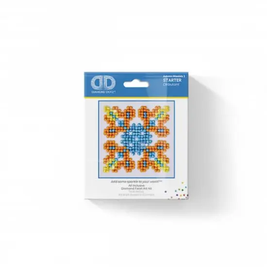 Diamond Dotz&reg; Starter Autumn Mandala 2 Diamond Facet Art Kit {3}