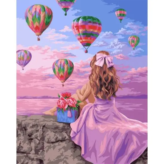 Crafting Spark Air Balloon Festival Painting by Numbers Kit {1}