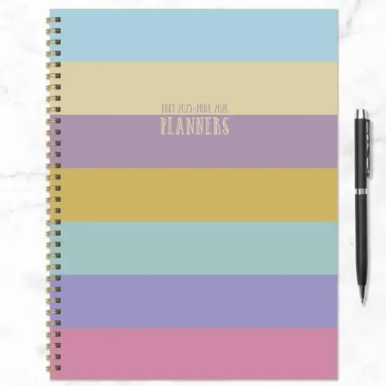 TF Publishing 2025-2026 Striped Down Large Weekly/Monthly Planner {7}