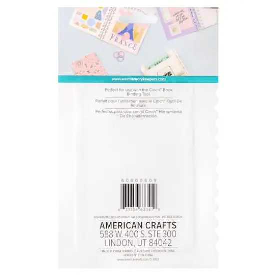 We R Memory Keepers® Cinch Pink, Lilac & Blue Plastic Loop Binding, 24ct. {5}