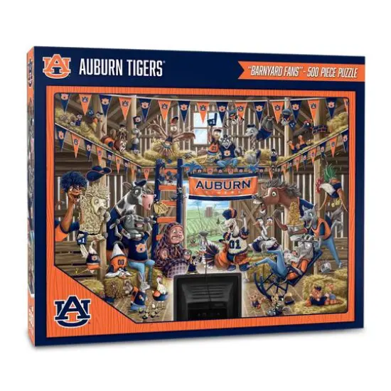 College Barnyard Fans 500 Piece Puzzle Auburn Tigers {1}